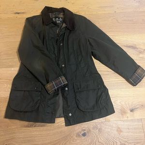 Barbour Beadnell Wax Jacket Olive